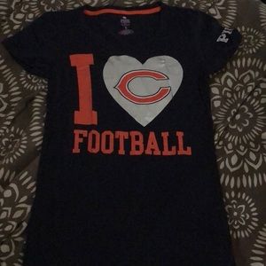 Da Bears! VA Pink I love Football - Bears tee!